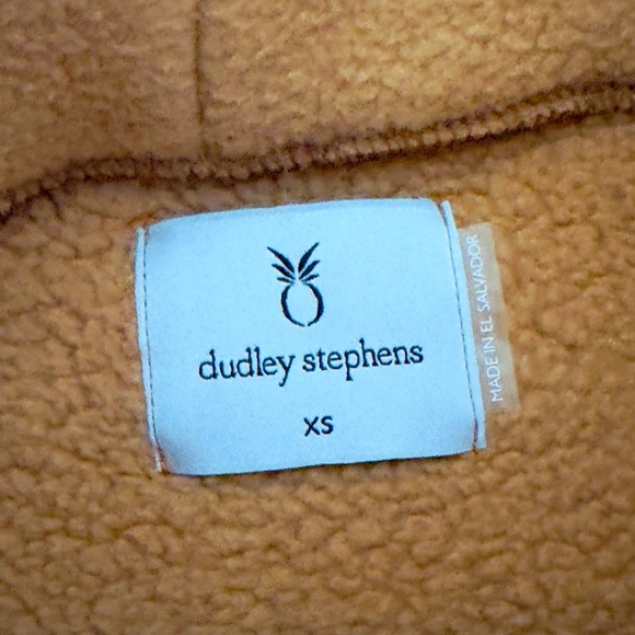 Dudley Stephens Greenpoint Turtleneck Camel Sherpa Fleece XS - Picture 5 of 10